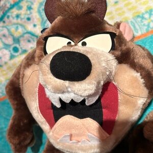 Vintage 1994 Looney Tunes TAZ TASMANIAN DEVIL Plush Toy 12”